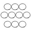 10Pcs Metal Shower Curtain Rings O Shape Shower Curtain Hooks Rings Anti-rust Curtain Hooks for Bathroom Shower Curtain Liner Room Dividers