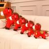 Horse mascot doll plush toy red zodiac horse doll ornament New Year's event gift