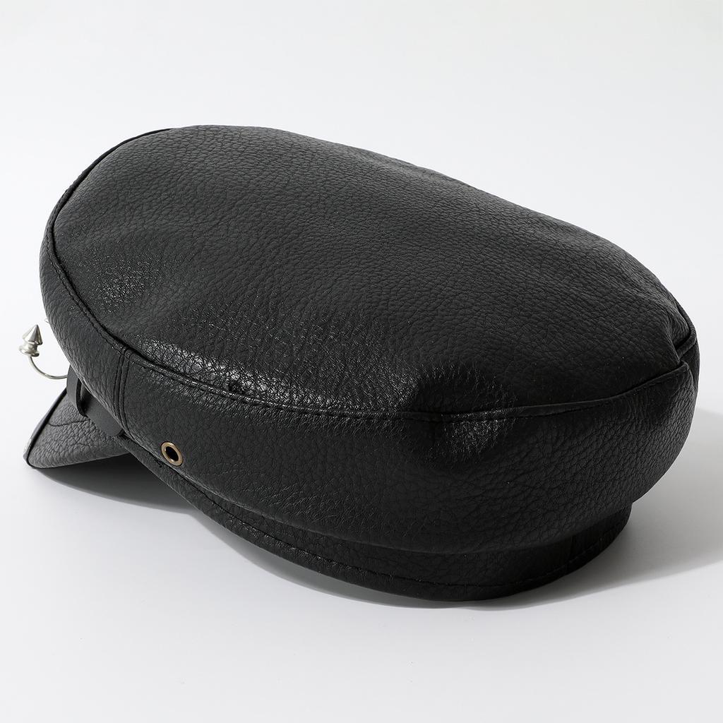 Leather Rivet Show Navy Hat Skinny Cap Niche Punk Hip Hop Beret