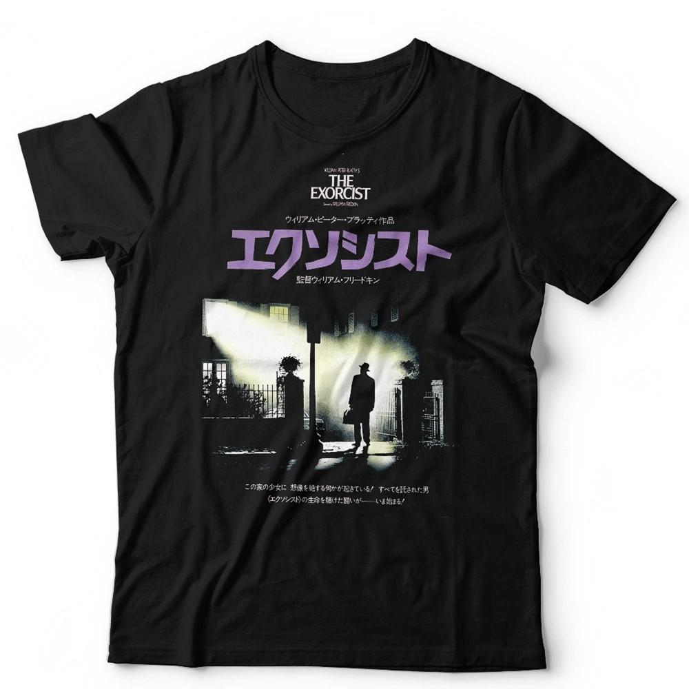 The Exorcist T Shirt Japanese Poster Unisex Horror Halloween Movie Film Demon S