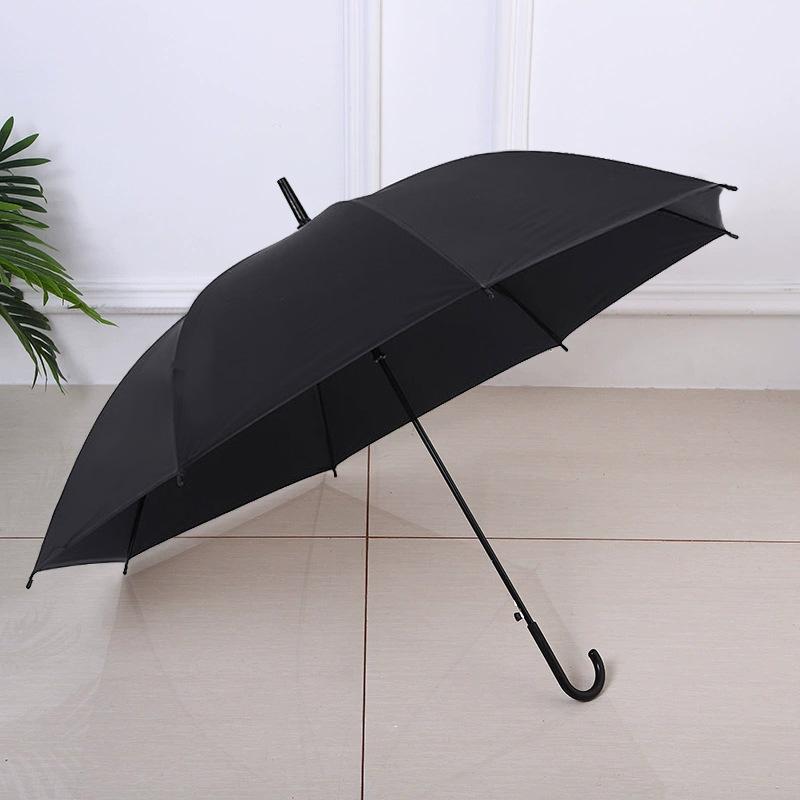 Manufacturer long handle straight rod transparent umbrella 1 1 inch 8 bone bold umbrella bone automatic umbrella business fashion gift umbrella