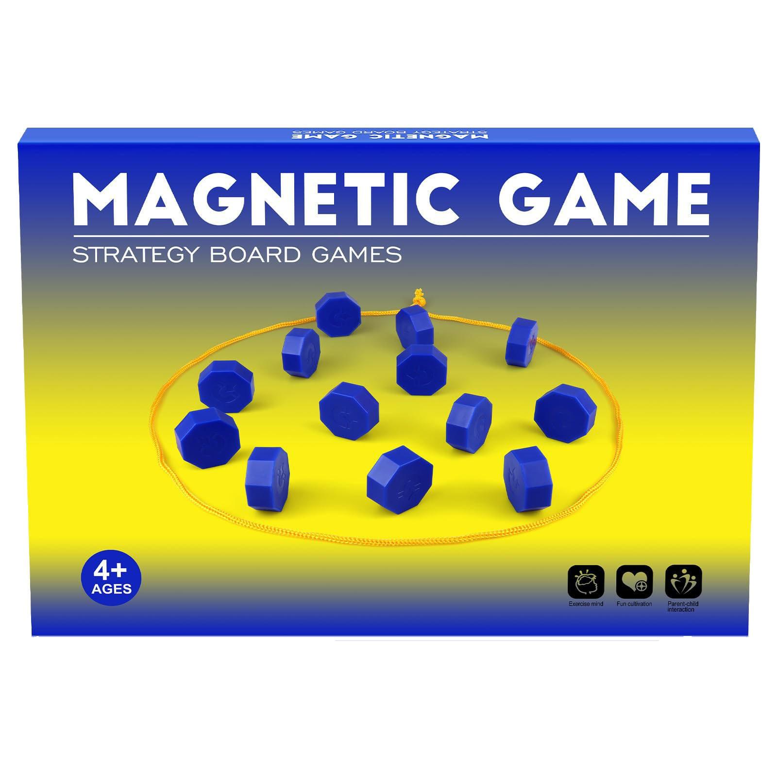 

Магнитная игра со шнурком, игра для семьи и вечеринки, для путешествий и кемпинга - головоломки, стратегические игры, игры для 2 игроков для детей и взрослых One Size