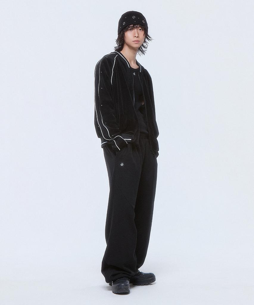 Dauspice (Duc) Velor Stadium Jacket Black