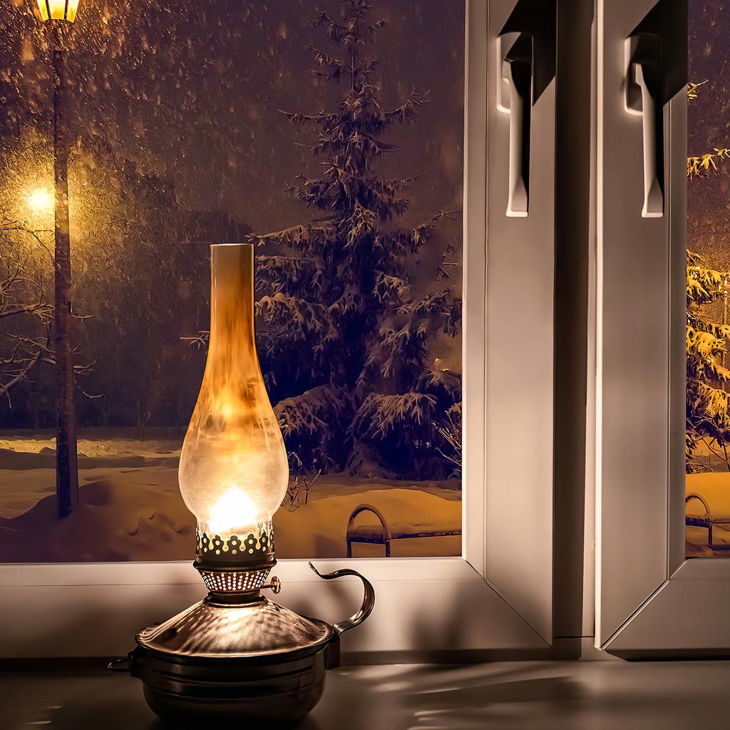 Sturmlaternen-Schirm Glas Ersatz für Öllampe Lampenabdeckung Klarer Kamin 24,5x5x3,6cm Vintage-Design