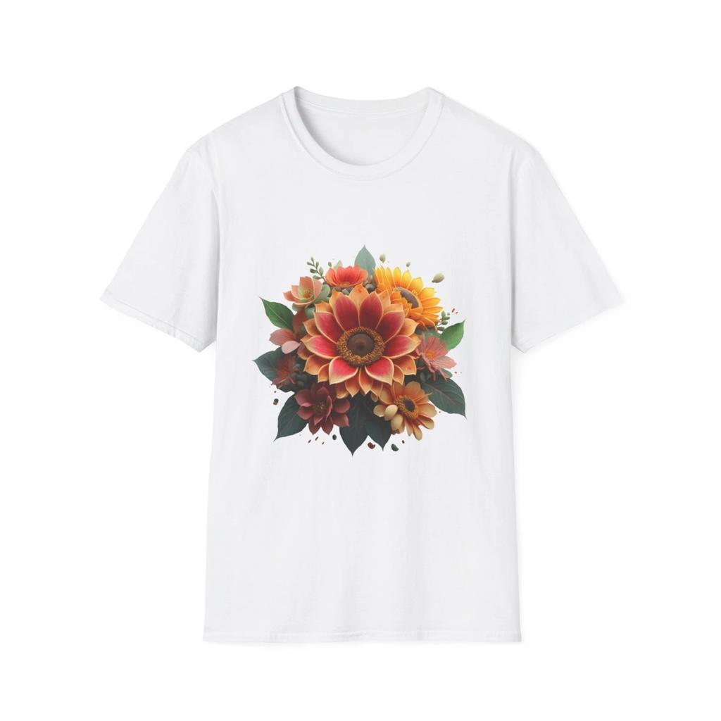 Floral Boho T-Shirt, Cute Summer Tee, Gift for Nature Lovers, Casual Wear,