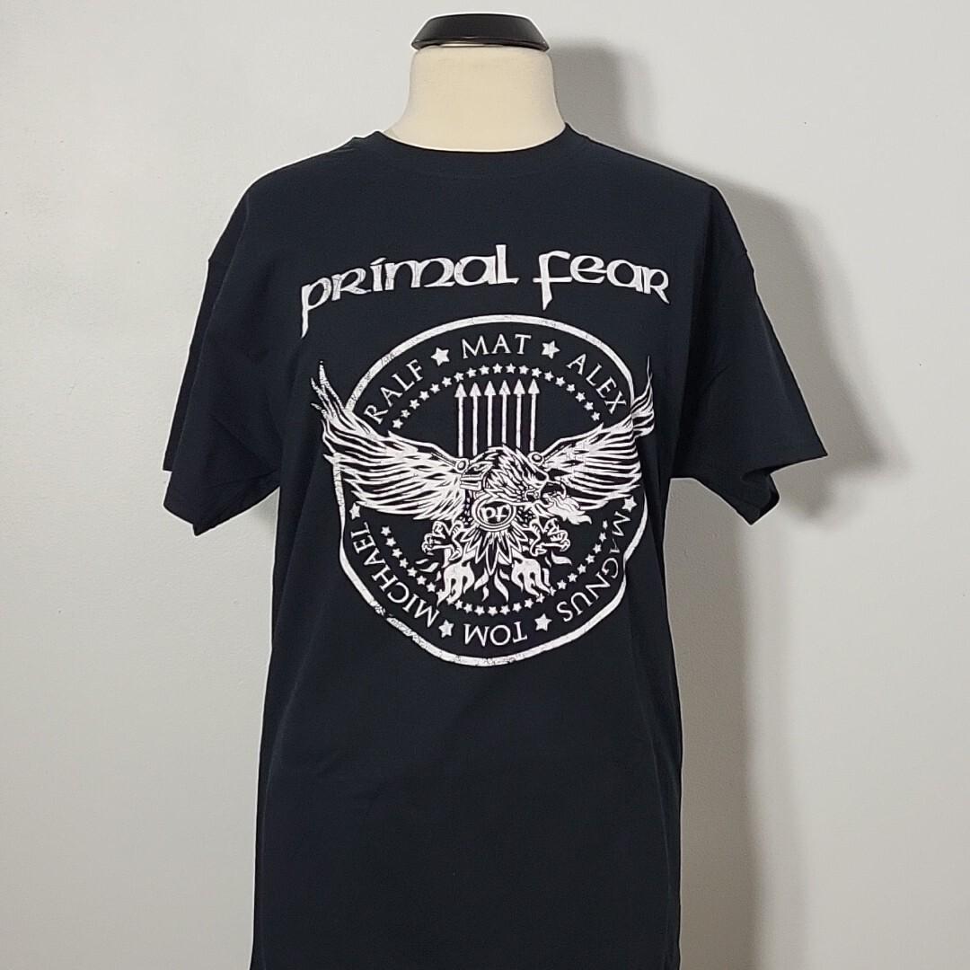 PRIMAL FEAR Eagle Seal L LARGE Official T-Shirt Black Mens Band Logo Unisex T-Shirt XXXXL