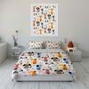 Playful Dog Pattern Set  Kid'S And Adults' Bedroom Decor, Exquisite Three-Piece Bedding Set Gift