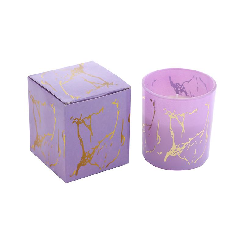 Handmade Non-gilding Glass Cup Scented Candle Creative Scented Souvenir Scented Candle