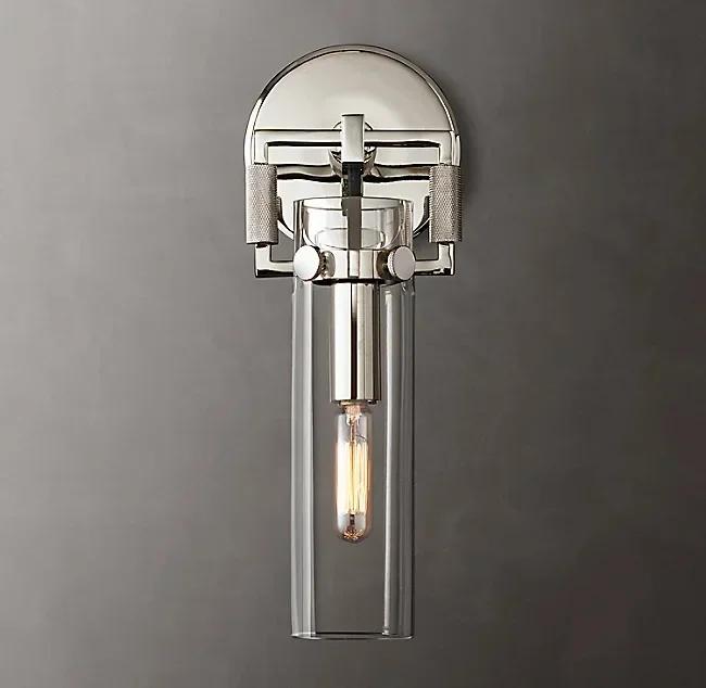 Minimalist Glass Wall Lamp Industrial Style Retro Home Wall Light Bedroom Study Sconce Loft Dining Room Interior Light Fixture