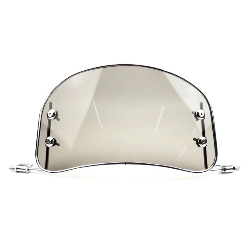 Upgraded Motorbike Windshields Universal Windscreen Easy Installs for Scooter