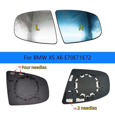 Car Left/Right Side Heated Mirror Glass for BMW X5 X6 E70E71E72 Mirror Rear-view Mirror Glass Heating 2 Ert 4 Ert
