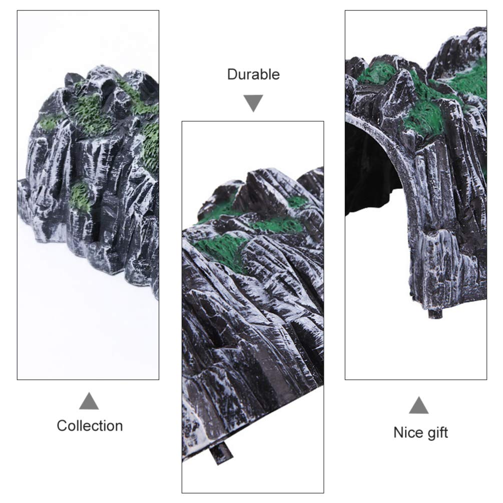 iplusmile 3pcs Train Railway Train Cave Tunnel Plastic Rockery Tunnel DIY Sand Table Tunnel Model Railway Accessories