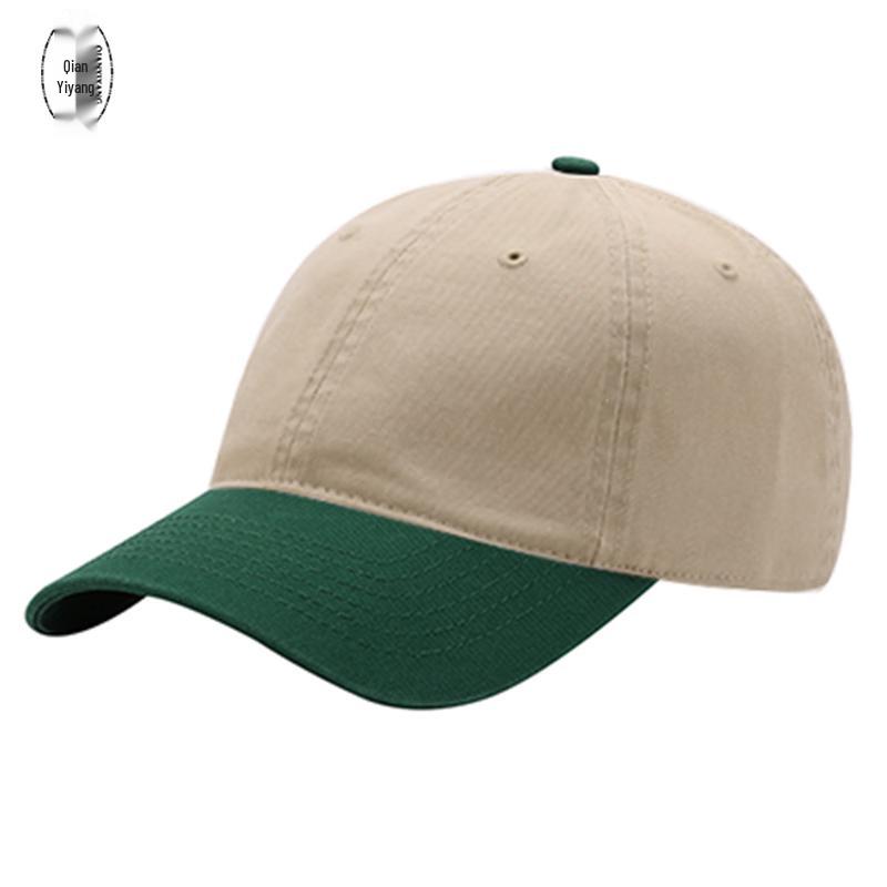 Двухцветная хлопковая бейсболка One Size