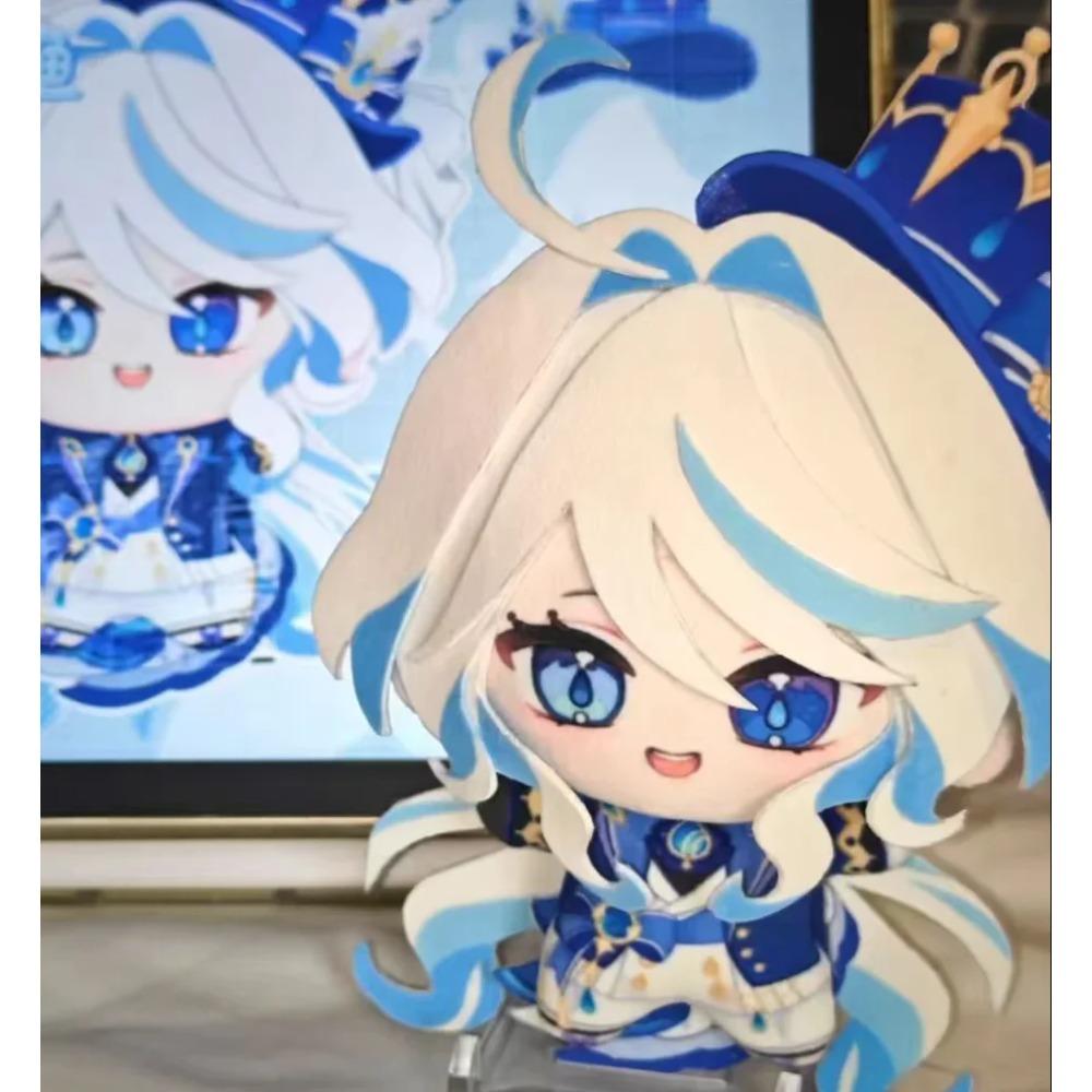 10cm Genshin Impact Anime Qiqi Sigewinne Arataki Itto Kamisato Ayaka Soft Cartoon Plush Figure Keychain Backpack Pendant Gift