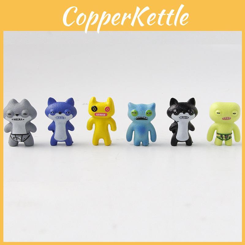 Creative Fuggler Tooth Monster Model Toy Ornament Set For Kids And Collectors