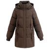 Parka Lungă pentru Femei Plus Size, Jachete Calde de Iarnă, cu Glugă, Elegantă, Largă, Groasă, Îmbrăcăminte Exterioară, Palton pentru Femei de Vârstă Mijlocie