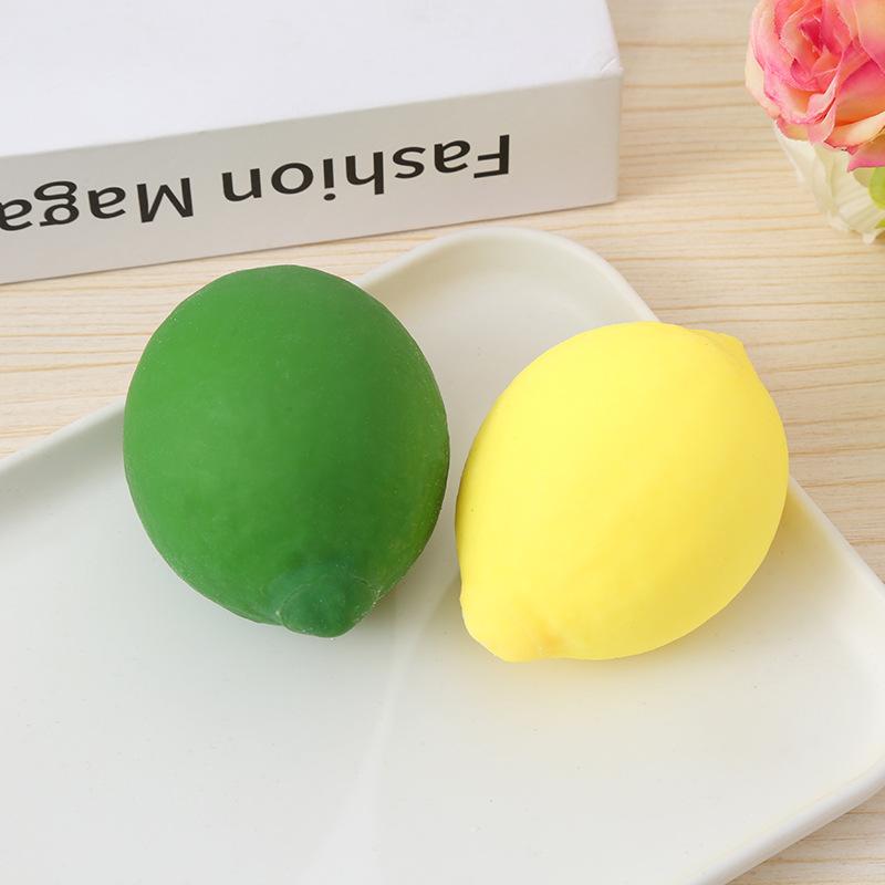 Stress Relief Toy Squishy Lemon Ball Squeeze Toy Fidget Toy Anxiety Relief Desk Toy Christmas Gift