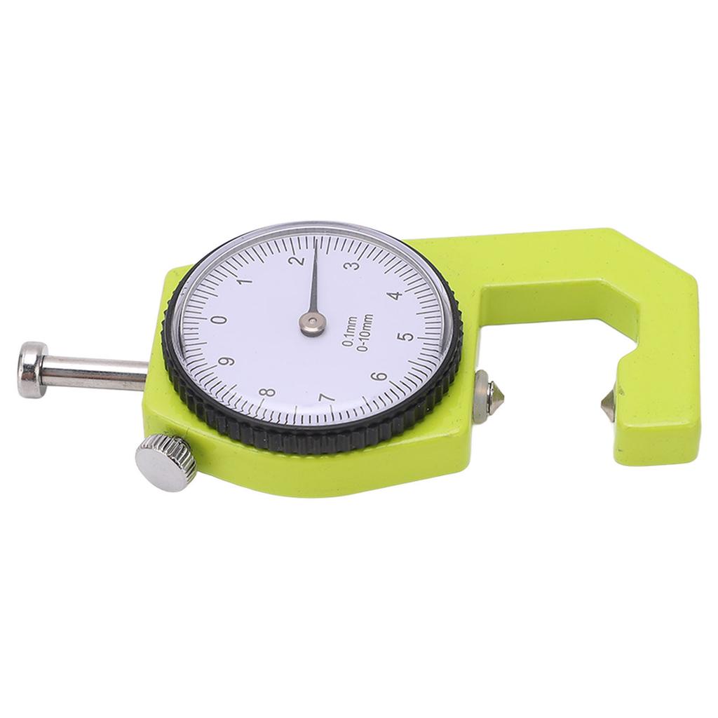 Thickness Meter 0.1mm Resolution 0 To 10mm Measure Range Professional Cone Head Dial Thickness Gauge