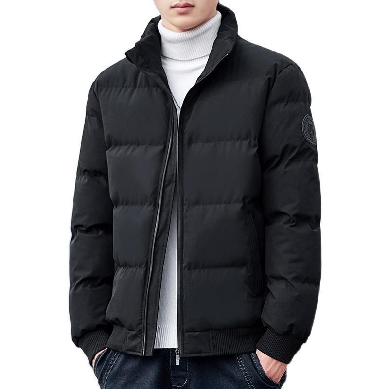Men's cotton-padded clothes winter new velvet cotton-padded clothes winter clothes short jacket flow thickened stand-up collar cotton-padded jacket