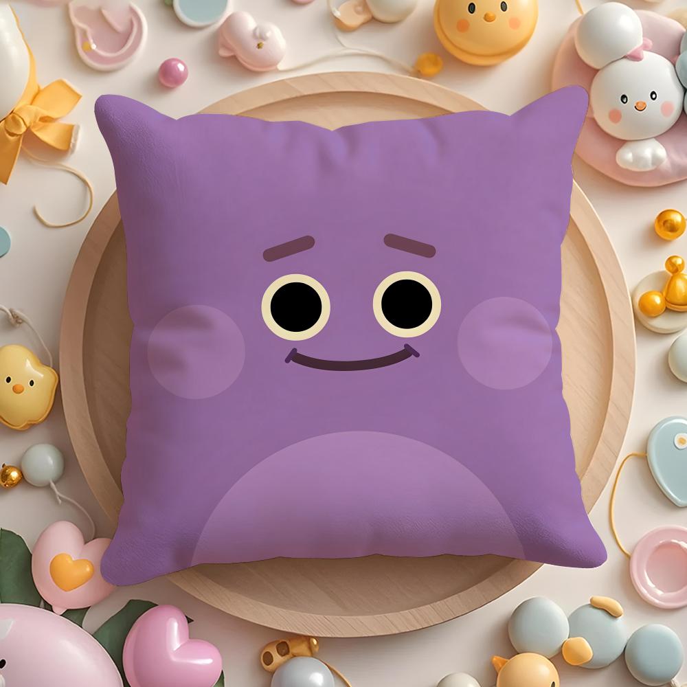 The Bumble anime N-Nums Cushion Cover Home & Car Multi-Scene Pillow Cover - Reversible, Soft & Durable for Daily Use 30cmx30cm