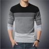 Men's Winter Vintage Crew Neck Thickened Sweater Knitted Pullover Large Size Top