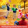3 Pack Thanksgiving Ring Toss Games Toys for Kids Thanksgiving Inflatable Turkey Hat Toss Games Thanksgiving Family School Party Favors Supplies