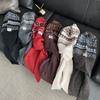 Knitted Balaclava Beanie With Scarf Combo Women Men Winter Warm Windproof Hooded Hat In Neutral Styles