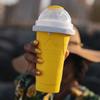 Quick-Frozen Smoothies Squeeze Cup Silicone Slushy Maker Cup DIY Juice Water Bottle  Juice Milk