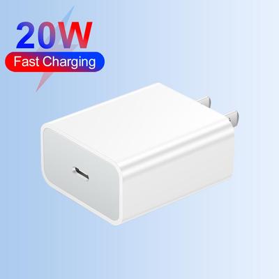 20W QC3.0 PD Single Port Travel Charger with US/EU/UK Specs