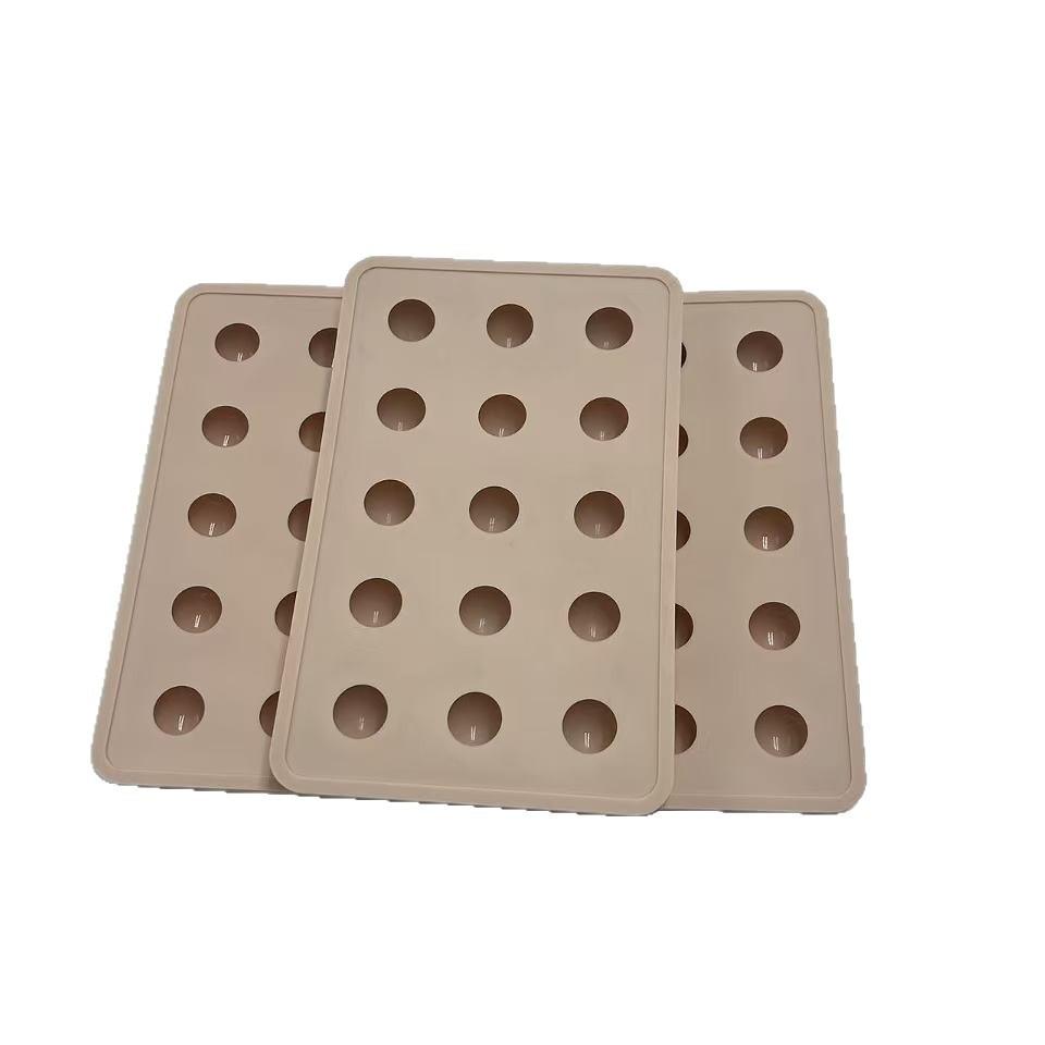15-Hole Food Grade Silicone Mold for Homemade Baking, Molten Filling, Chocolate, Ice Cubes.