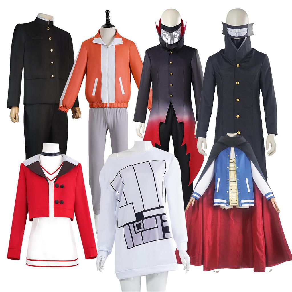 Supernatural Dandadan Ayase Momo School Uniform JK Ken Takakura Okarun Cosplay Costume