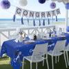 Slergut 2026 Graduation Decorations 3 Pack Graduation Tablecloth 54"x108", 2026 Graduation Party Table Decorations Blue Graduation Party Supplies