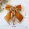 Christmas Bow Ornaments Xmas Tree Velvet Craft Bowknot Xmas Wreath Garland Decorative Ribbon Bows Christmas Decoration