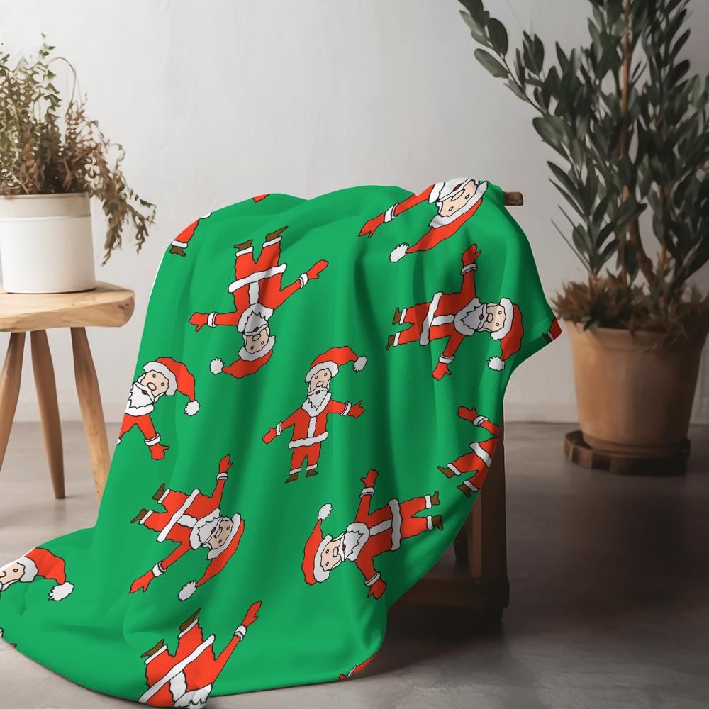 

Soft Fluffy Throw Blanket Cozy Warm Microfiber Blanket Bedspread Living Room Decor Home Gifts Holiday Christmas Pattern 75x90cm