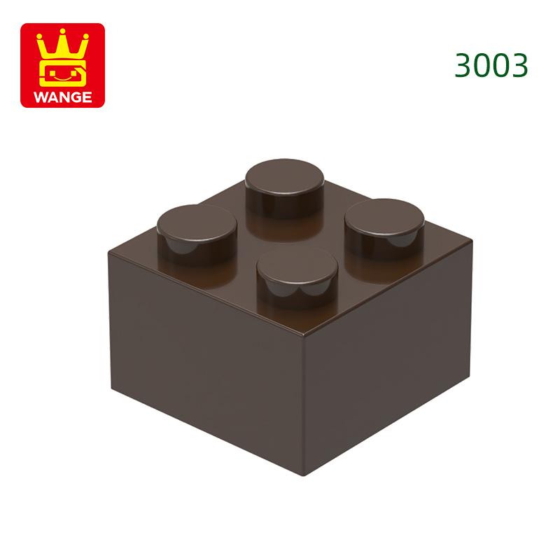 Non-Toxic 77Pcs/Lot 3003 2X2 High 4-Hole Building Blocks Moc Color Parts Compatible With Bricks Diy Children Toy Assembly Gift Box