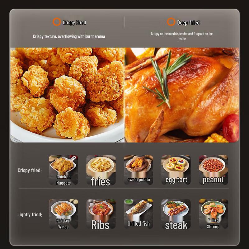 SUPOR 6L Touch Control Smart Air Fryer CN Plug (adapter Included)