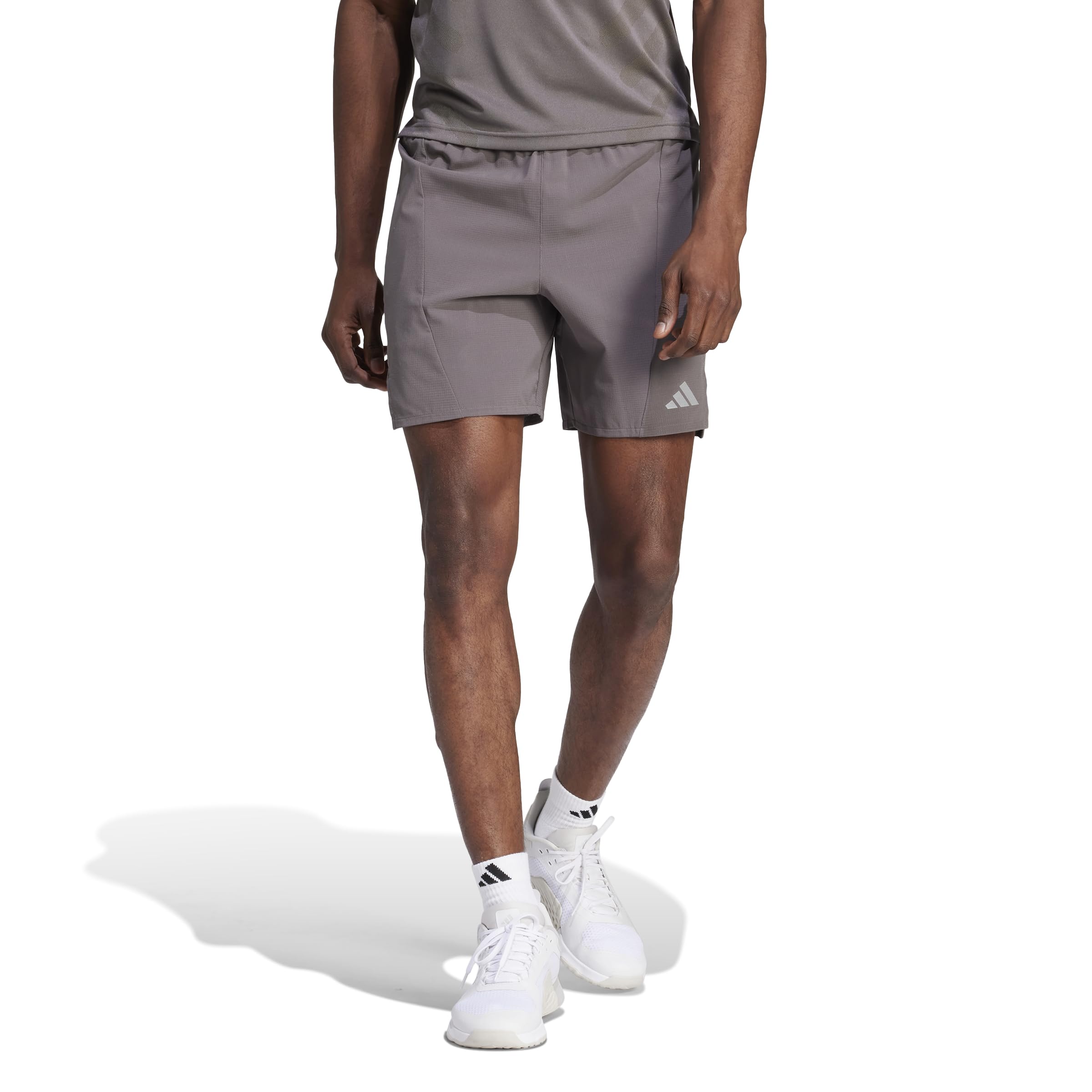 

Шорты Adidas IHP78 Угольный цвет с охлаждающей технологией для тренировок и HIIT HEAT.RDY Мужские (IS3734) J/M7, быстросохнущие тренировки.