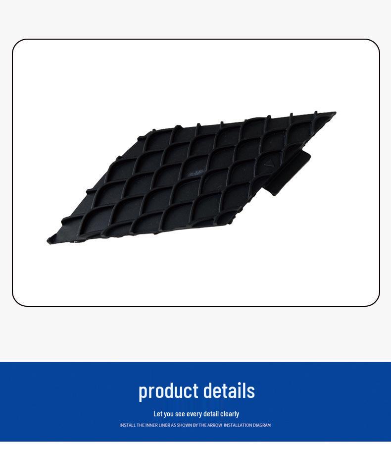 Mercedes-Benz W166 GL/ML GLE GLS Задній бампер Кришка буксирувального гака та Кріплення рамки протитуманної фари