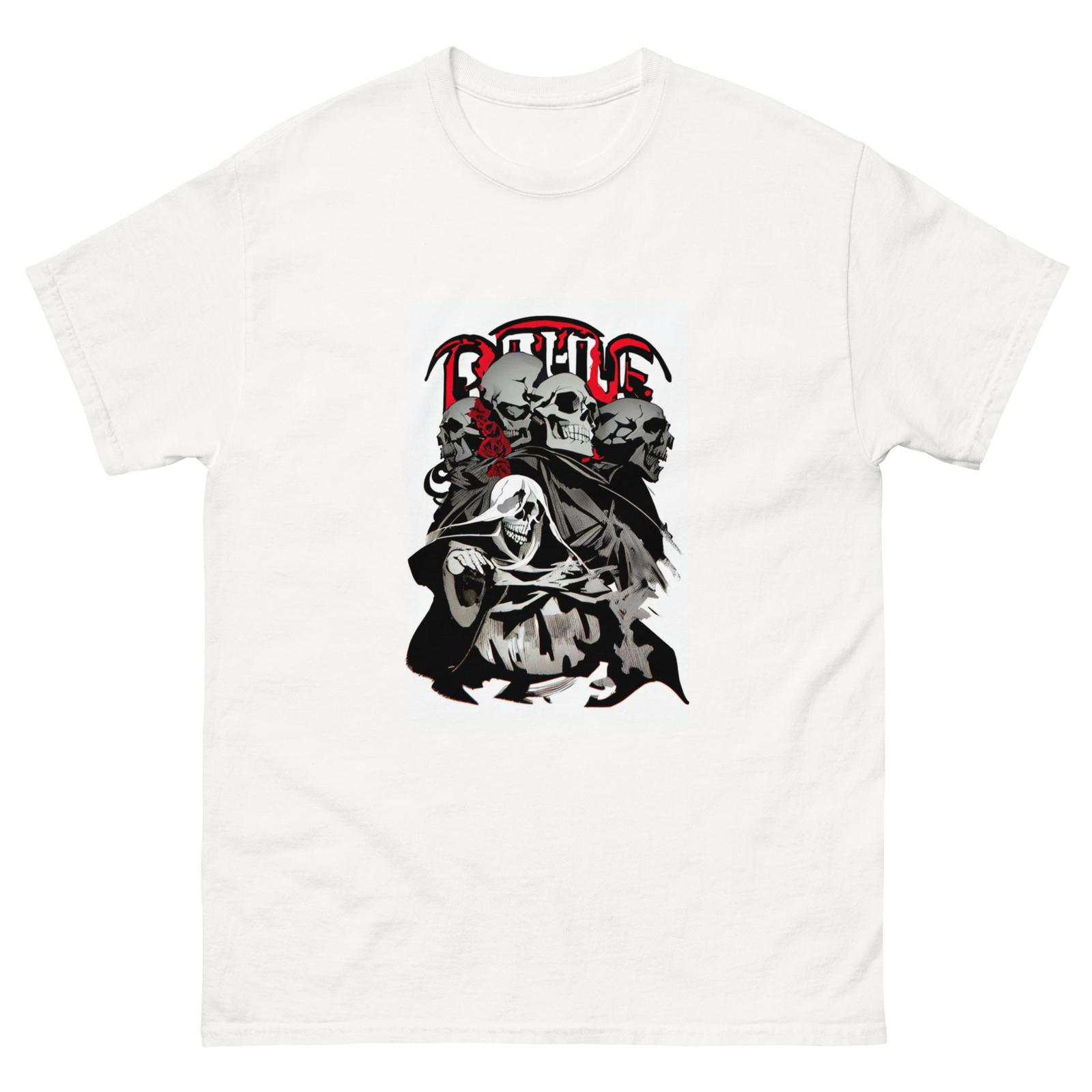Men s T-shirt cool skull Halloween cosplay death skeleton game S