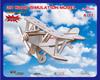 3D Wooden Fighter Bomber & Warship Puzzle Toy for Kids