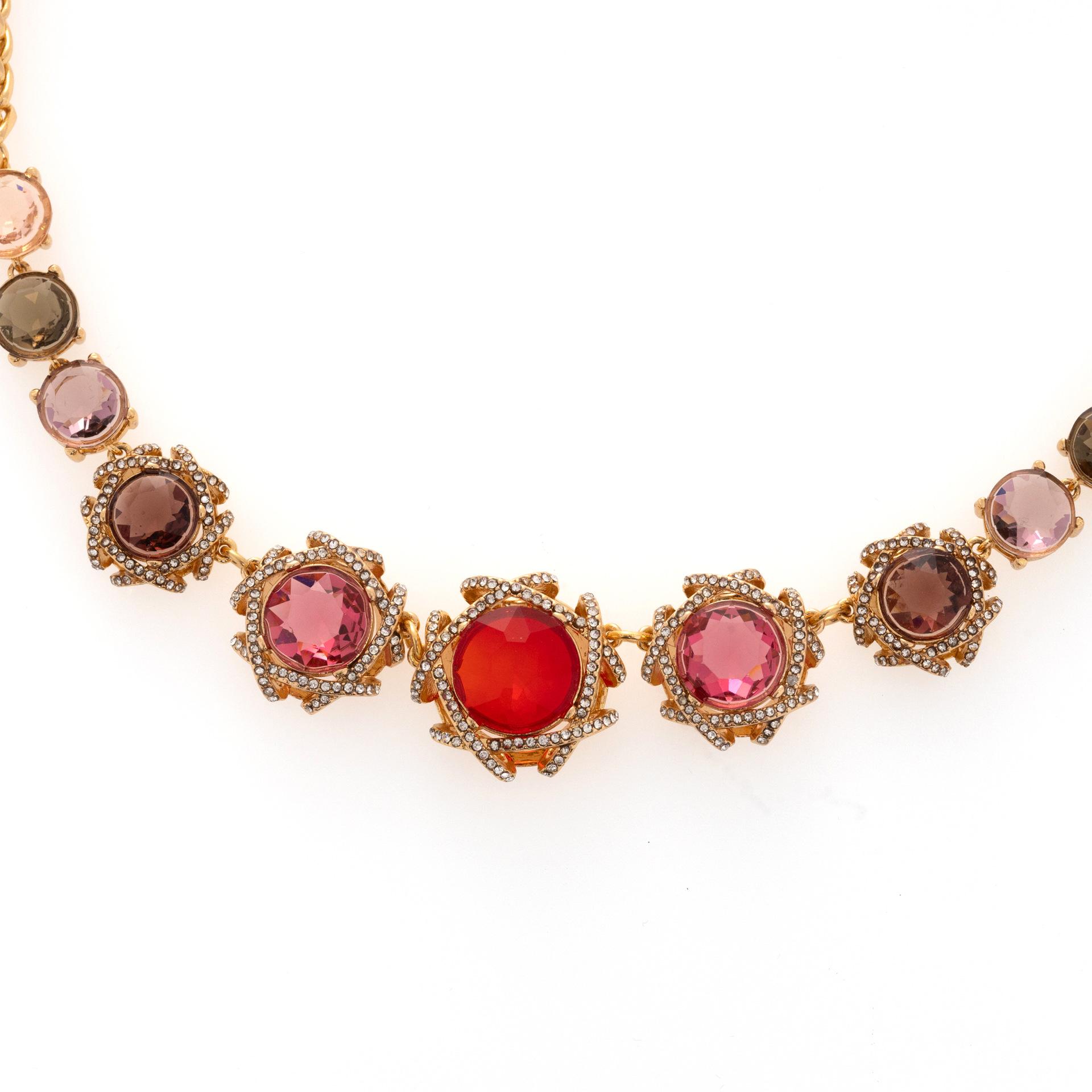 Luxury Atmosphere Simple Full Of Diamonds Niche Design Simple Atmosphere Female Satellite Stone Elegant Flower Necklace