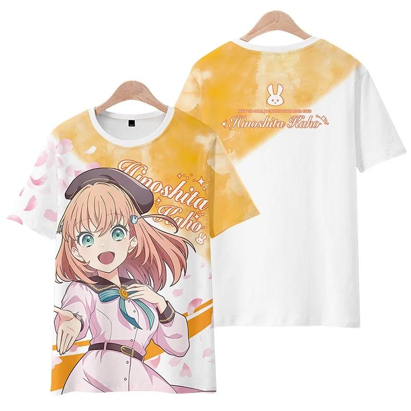 School Idol Club 3D Print T Shirt Women Men Murano Sayaka Otomune Kids Tees