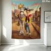 Lucky Luke Wall Tapestry Aesthetic Wall Hanging Printed Fabric Blanket Decorative Tapestries for Bedroom Living Room Home Decor