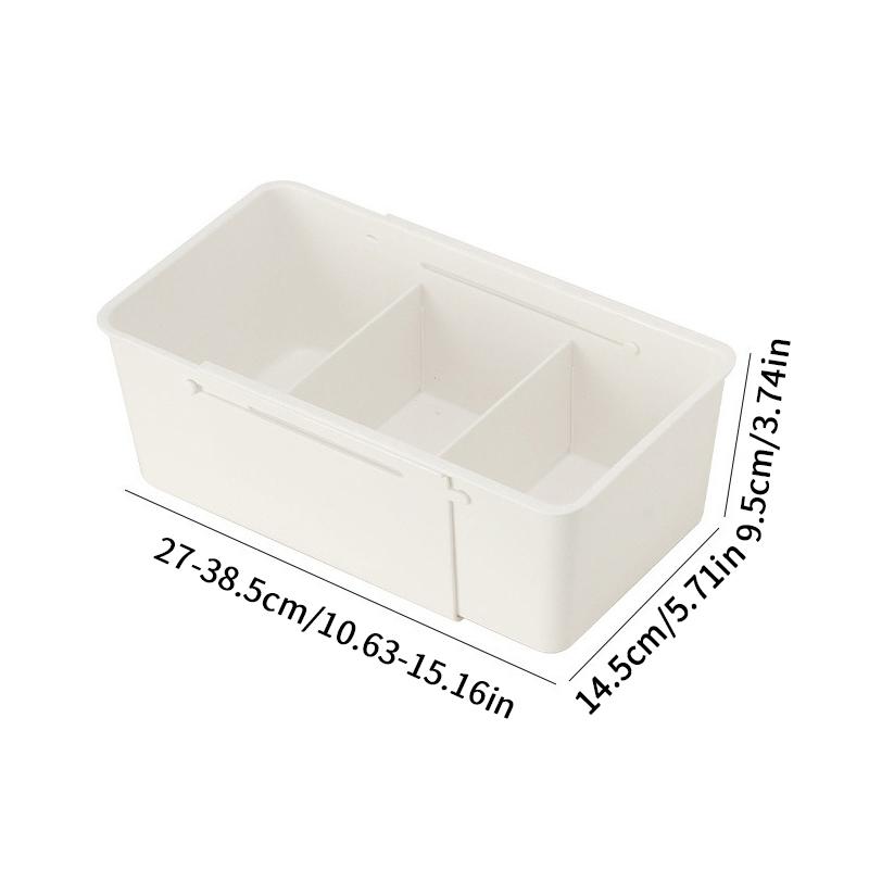 M-1Pc Drawer Organizer Expandable Utensil Tray For Kitchen Adjustable Flatware Stationery Cosmetics Holder Cutlery Storage Box