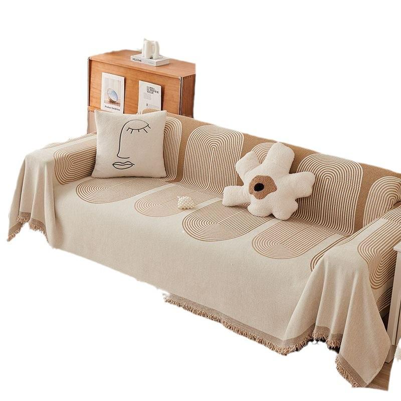 Winter Non-Slip Minimalist Chenille Sofa Cover – Thickened, Multi-Functional, Anti-Cat Hair