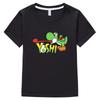 New Cartoon Printing Casual Fashion Cute Boys and Girls Children Adult Parent-child T-shirt