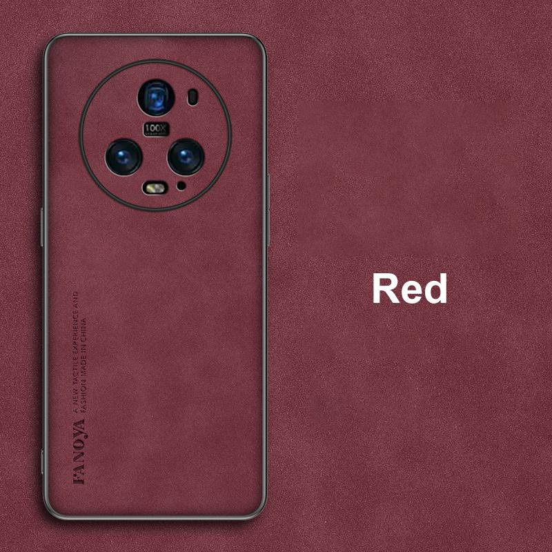 

Роскошный чехол из искусственной кожи для Honor Magic 5 Pro, задняя крышка, матовый силиконовый чехол для телефона для Honor Magic 5 Lite 5G Magic5 5Pro Coque For Magic 5 Lite 5G красный