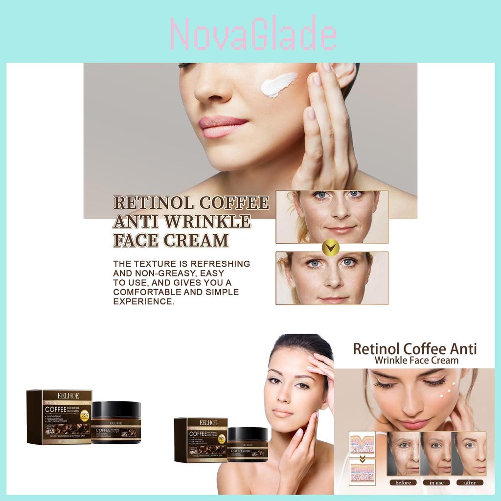 Eelhoe Retinol Coffee Anti-aging Cream For Smooth Skin Wrinkle Reduction And Repair