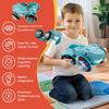 Shark Robot Toy with Auto Obstacle Avoidance, 360° Spinning, Safe ABS Construction Interactive Movement,No Batteries Included,Birthday/Christmas Gift