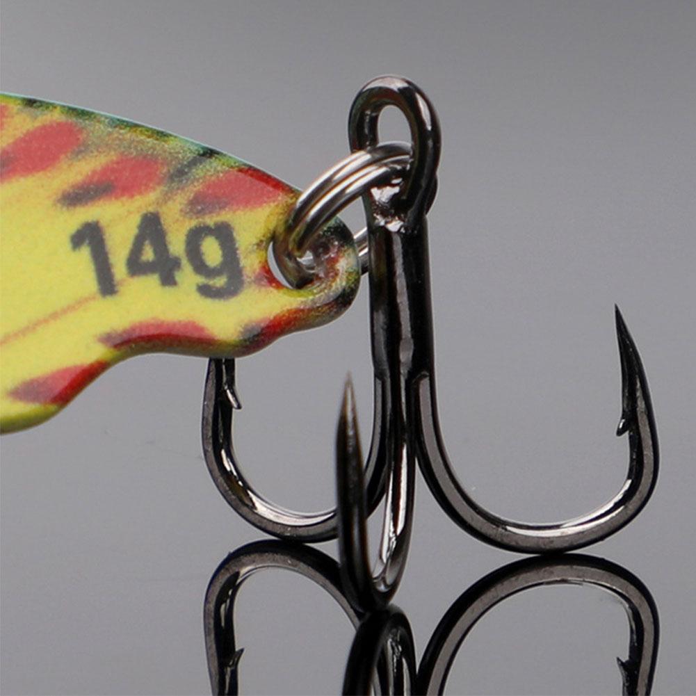 Vibration Spoon Bait 15g/5.5cm Bass Fishing Lure Butterfly Metal VIB Bait Artificial Bait Hard Bait for Bass Pike Trout Pesca